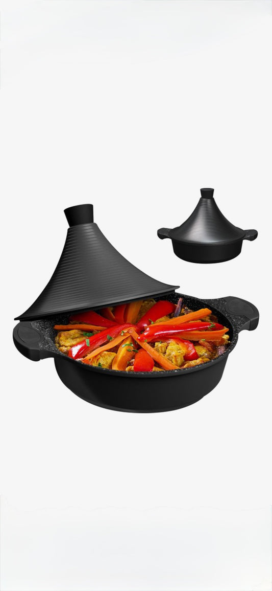 Tajinepan Aluminium Ø32 cm – Geschikt voor alle warmtebronnen