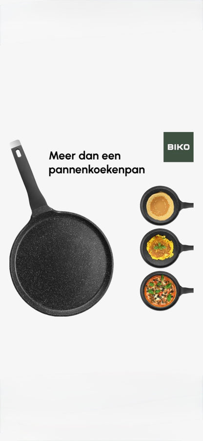 Pannenkoekenpan Ø28 cm – Inductie & Alle Warmtebronnen