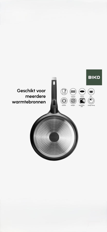 Pannenkoekenpan Ø28 cm – Inductie & Alle Warmtebronnen