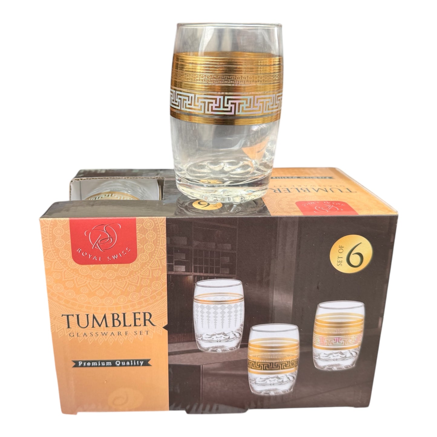 Royal Swiss Tumbler Glazenset – 6 stuks