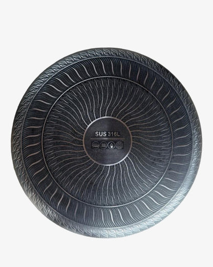 Hexagon Kookpot 28 cm – Roestvrijstaal met Antiaanbaklaag